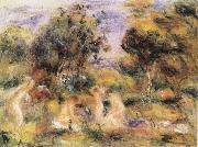 Pierre Renoir Bathers oil painting reproduction